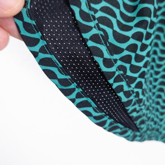 Nike Dri-Fit Women’s Running Shorts Retro Sporty Teal Black Lightweight Size M - Picture 3 of 5